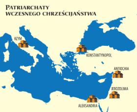 Patriarchaty wczesnego chrześcijaństwa.