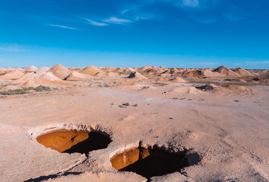 Kopalnie opali w Coober Pedy.