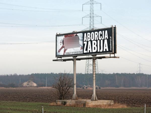 Billboard w okolicach Opola.