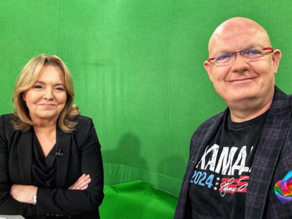 Michał Gramatyka z Danutą Holecką