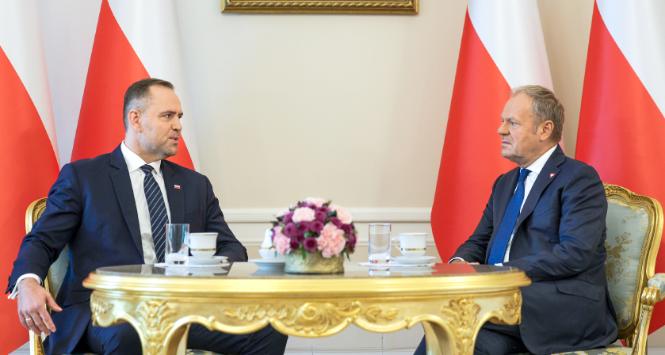 Prezydent Karol Nawrocki i premier Donald Tusk