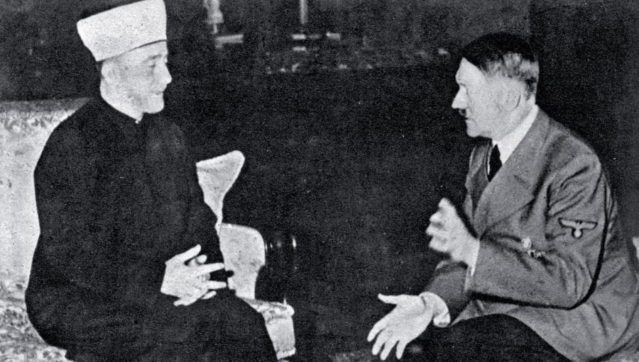 Wielki Mufti Jerozolimy Haj Amin al-Husseini z Hitlerem, Berlin, 1941 r.