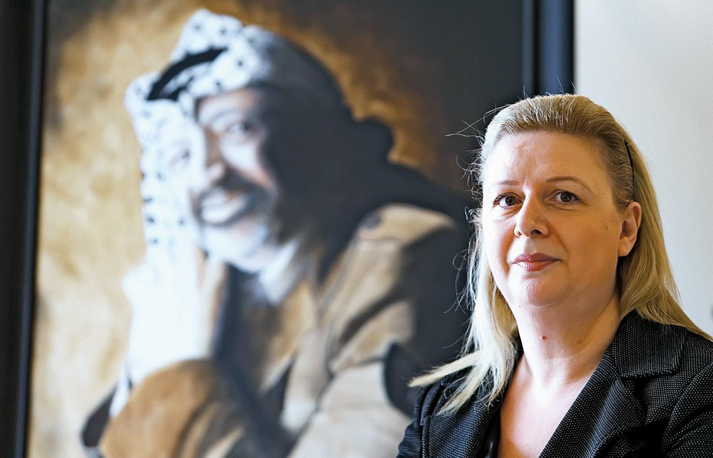 Suha Arafat - żona byłego palestyńskiego przywódcy.