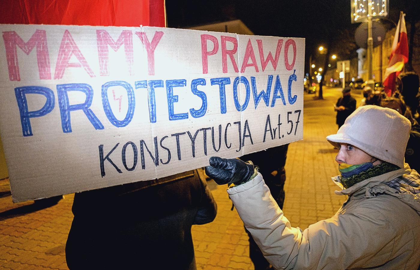 Protest aborcyjny w Rzeszowie