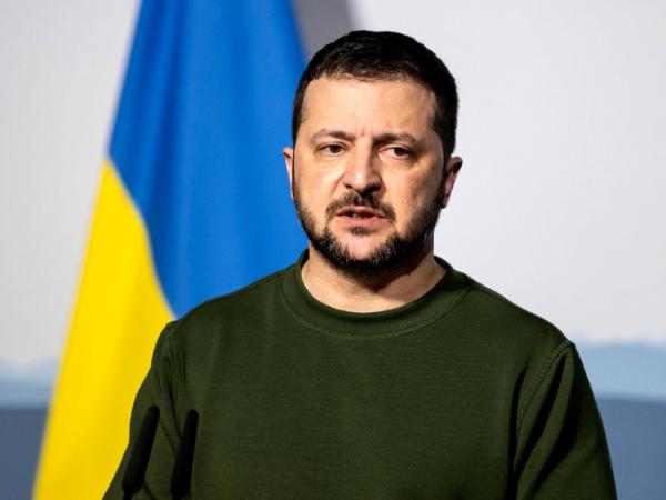 Prezydent Ukrainy Wołodymyr Zełenski