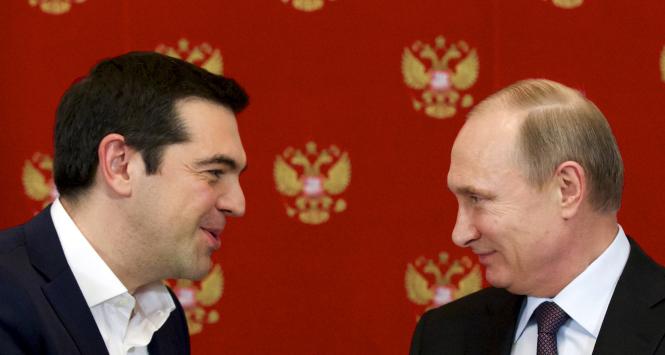 8 kwietnia Alexis Cipras spotkał się w Moskwie z Władimirem Putinem
