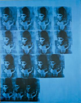 Andy Warhol „Niebieska Liz jako Kleopatra”, 1962 r.