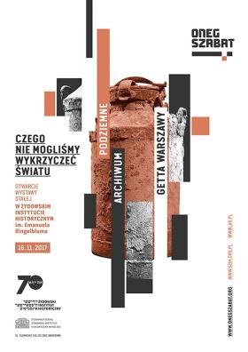 Plakat zapraszający na wystawę.