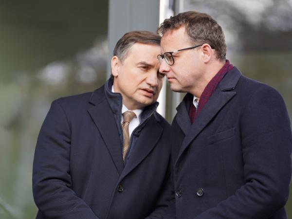 Zbigniew Ziobro i Marcin Romanowski. Zdjęcie z 2022 r.