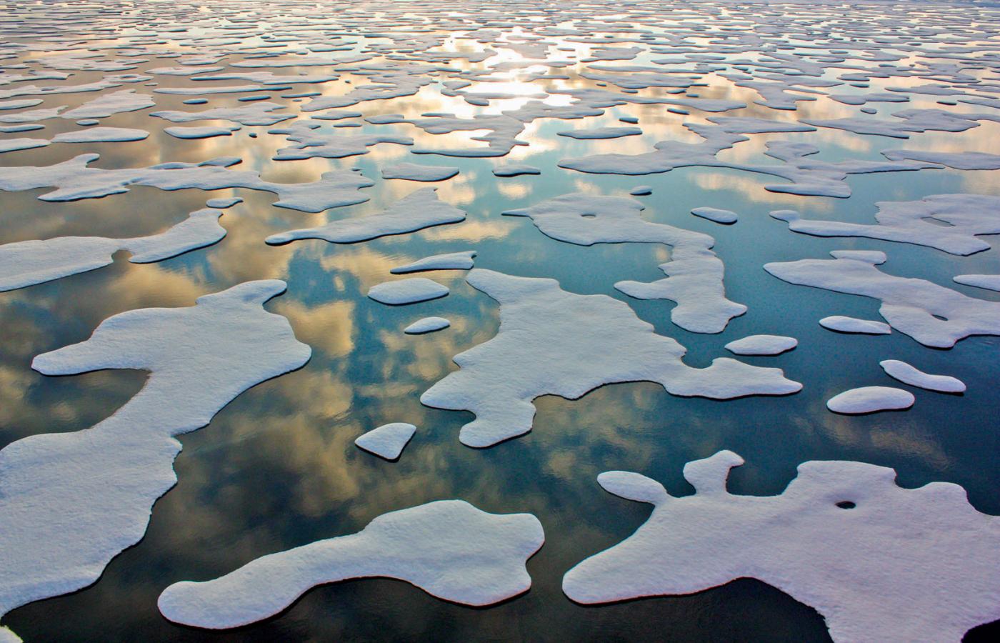 Powierzchnia oraz grubość lodu morskiego na Oceanie Arktycznym zmniejszają się błyskawicznie od co najmniej trzech dekad.