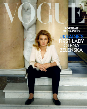 Ołena Zełenska na okładce „Vogue′a”