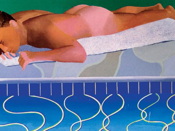 David Hockney: Kąpiel słoneczna. Obraz z 1966 r.