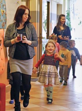 Podopieczni przedszkola zwanego Aniołkowem.