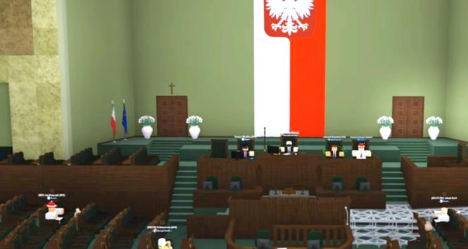 Sejm w Robloxie