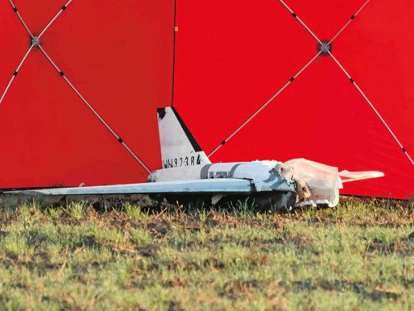 Dron znaleziony w Czosnówce pod Białą Podlaską