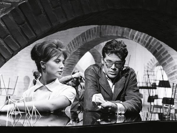 Barbara Baranowska i Zbigniew Cybulski w filmie „Do widzenia, do jutra”, 1960 r.