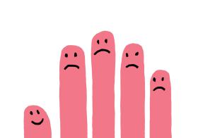 Nowoczesna pani adwokat z Piotrkowa Trybunalskiego, dla prywatnego komfortu, oddała aż trzy palce: pierwszym otwiera drzwi do domu, drugim bramę w garażu, trzecim zamyka sypialnię, żeby odpocząć od dzieci.