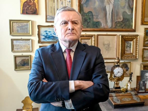 Piotr Gliński w Muzeum Kornela Makuszyńskiego, 5 kwietnia 2023 r.