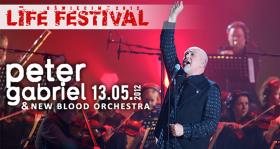13 maja - Life Festiwal 2012 w Oświęcimiu, którego gwiazdą będzie Peter Gabriel z zespołem The New Blood Orchestra.