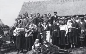 Grupa niemieckich rolników z Wołynia, lata 20.