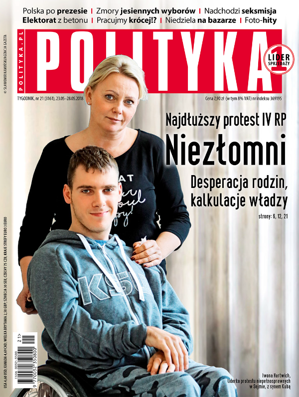 okładka - Polityka 21 2018