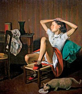 Obraz Balthusa „Teresa marzy”. Po aferze Weinsteina internauci domagali się, by zdjęto go ze ścian w MoMA.