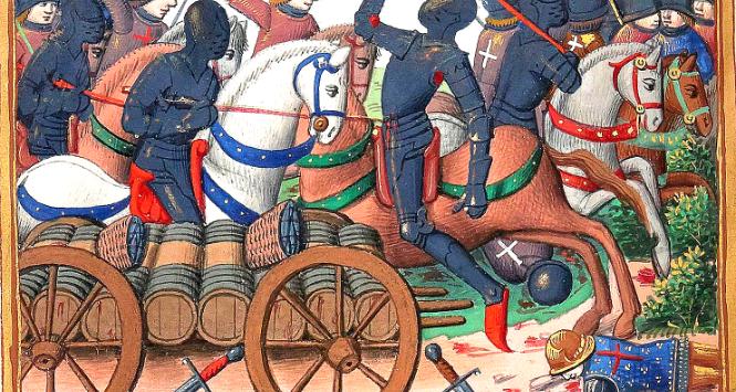 Bitwa o śledzie na XV-wiecznej ilustracji