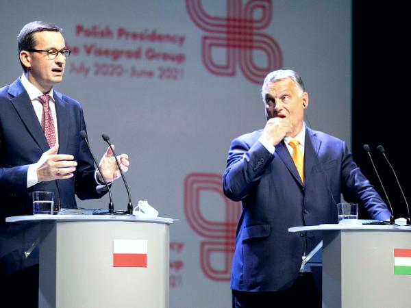 Mateusz Morawiecki i Viktor Orbán we wrześniu w Lublinie