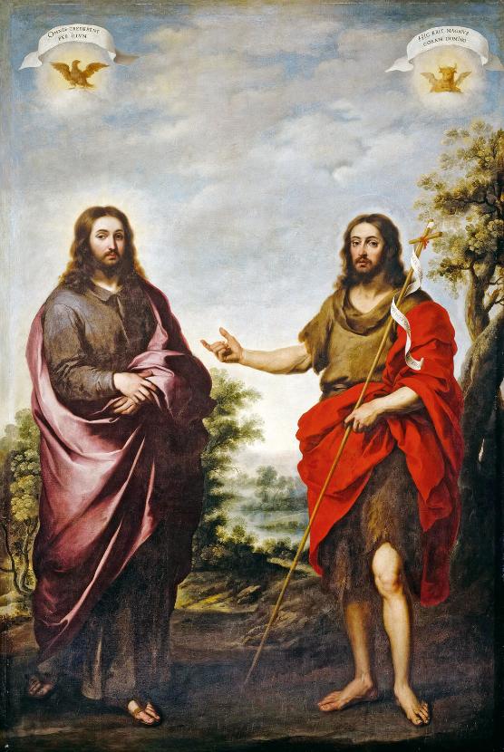 Bez XX-wiecznej fizyki pojąć tego nie można. „Św. Jan Chrzciciel przedstawiający Jezusa” (Bartolomé Esteban Murillo, 1655 r.).