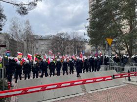 Protest rolników przed Sejmem