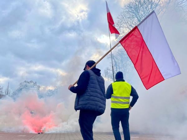Protest rolników pod Sejmem