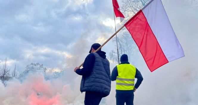 Protest rolników pod Sejmem