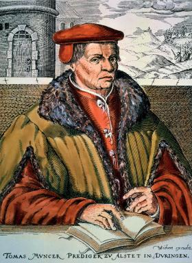 Tomasz Müntzer, miedzioryt z epoki