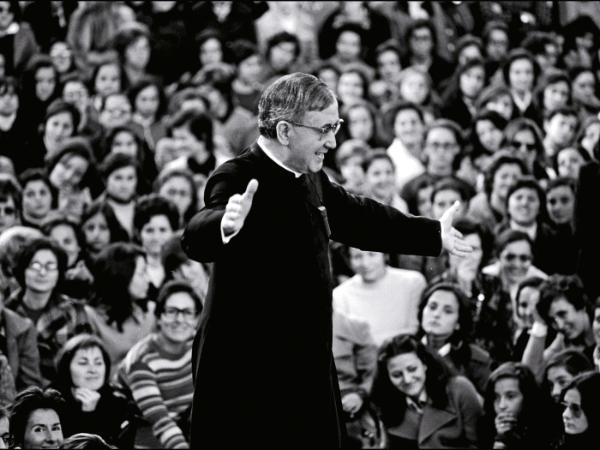 Założyciel Opus Dei Josemaria Escrivá w Barcelonie, 1972 r.