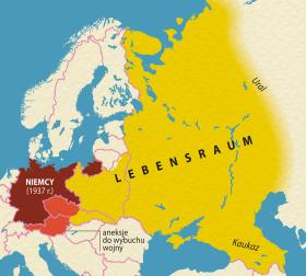 Oferta dla Niemców: przestrzeń życiowa (Lebensraum) na Wschodzie.