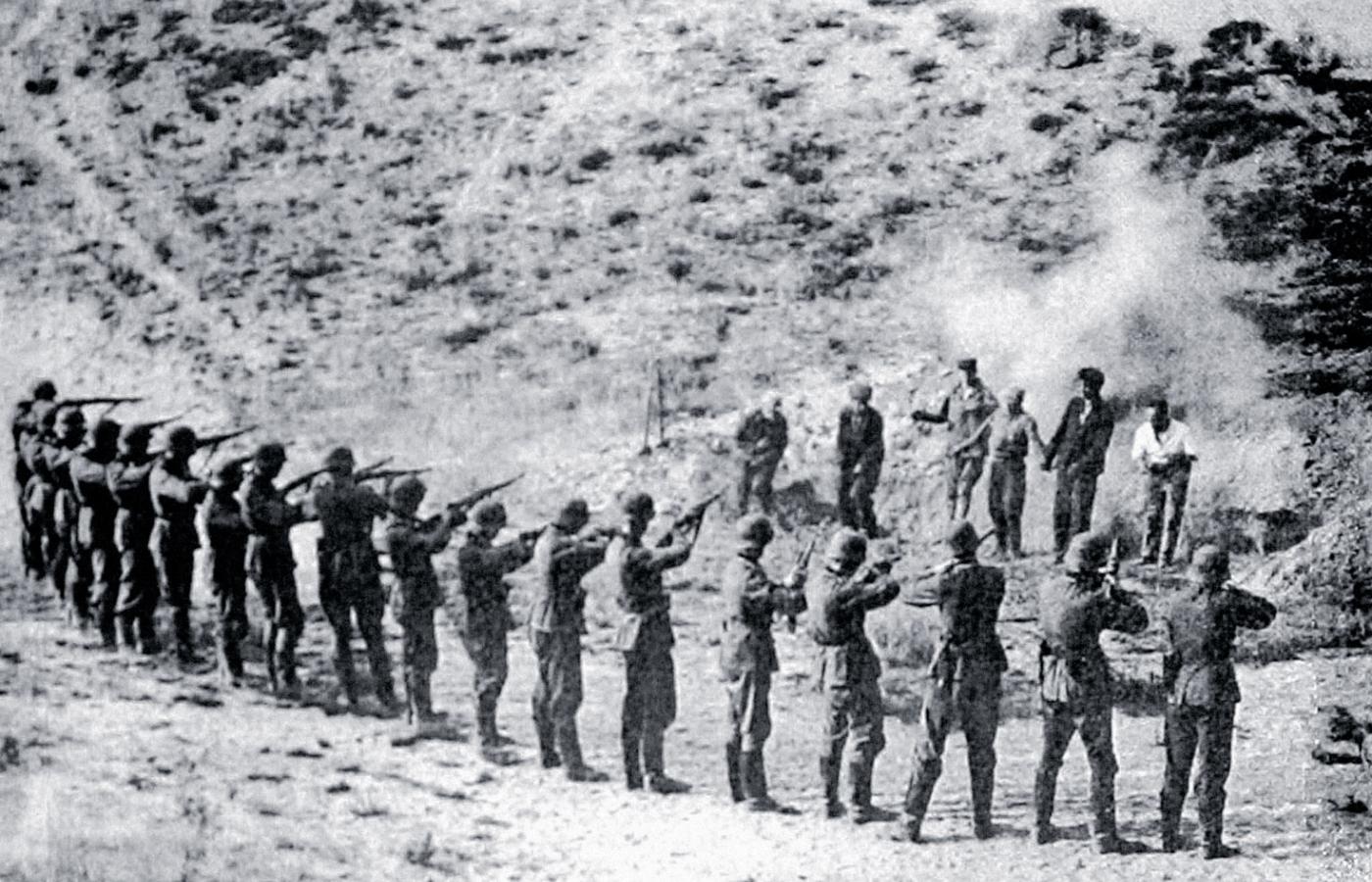 Egzekucja mieszkańców w Sant´Anna di Stazzema, 1944 r.