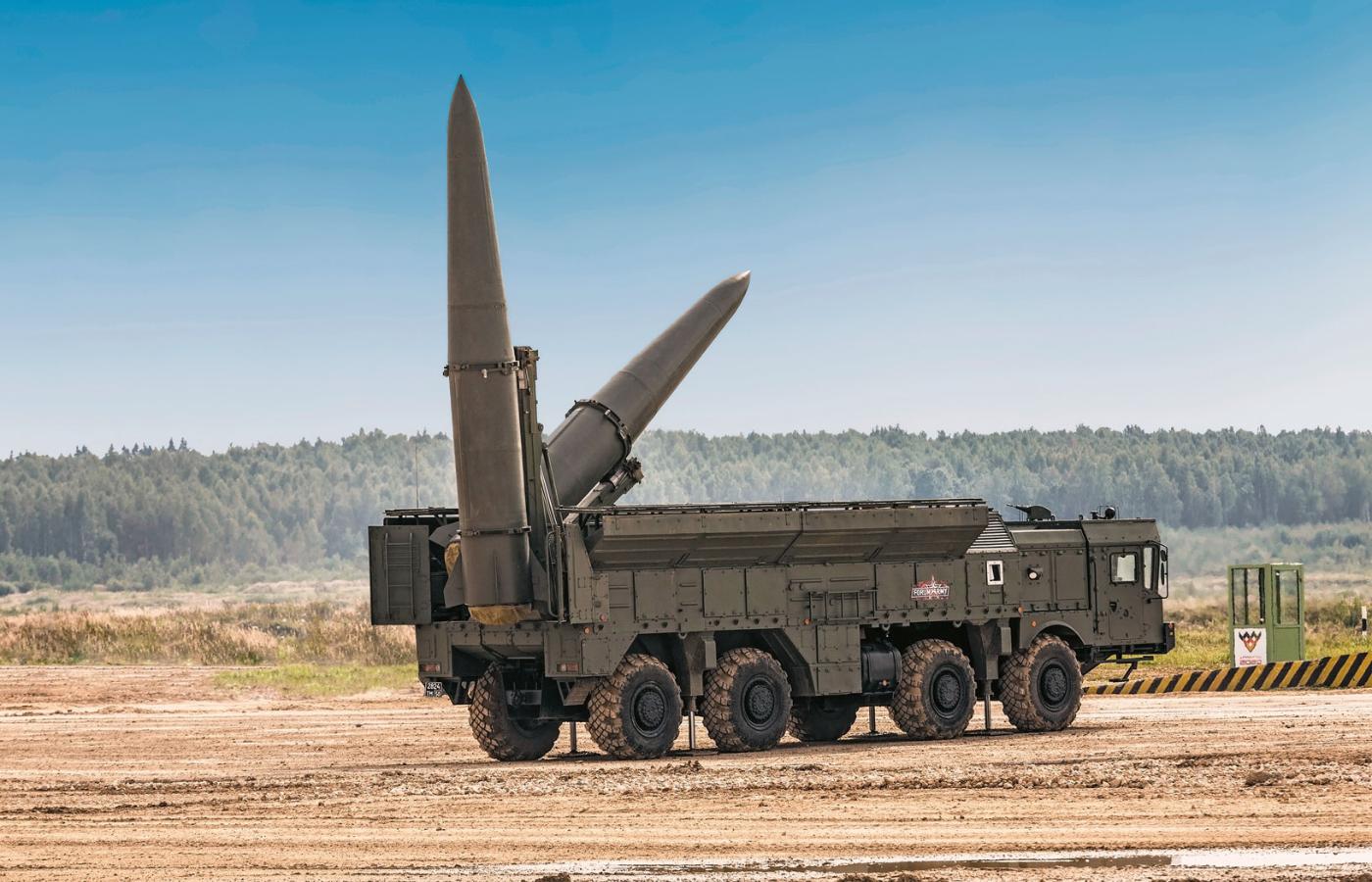 Rosyjskie rakiety Iskander mogą przenosić ładunki nuklearne.