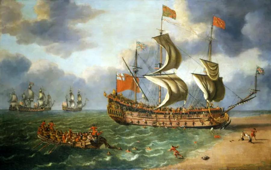 HMS Gloucester oddano do użytku w 1652 r.