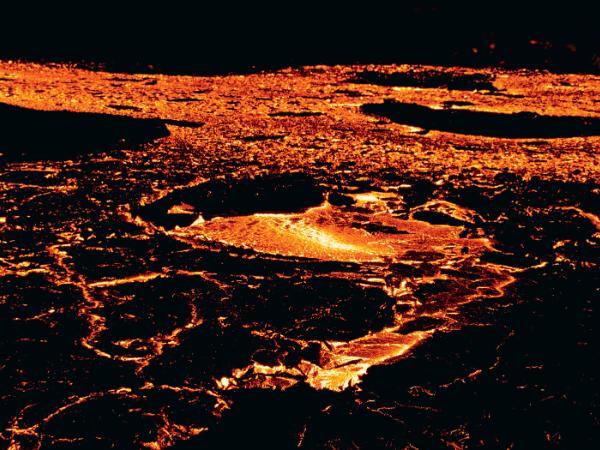 Erupcja islandzkiego wulkanu Fagradalsfjall.