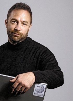 Jimmy Wales, twórca Wikipedii.