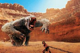 Iście marsjańska klapa: kadr z „Johna Cartera”, ekranizacji powieści Burroughsa...