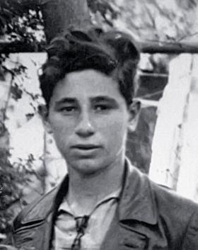Szymon Peres jeszcze jako 15-letni Szymon Perski