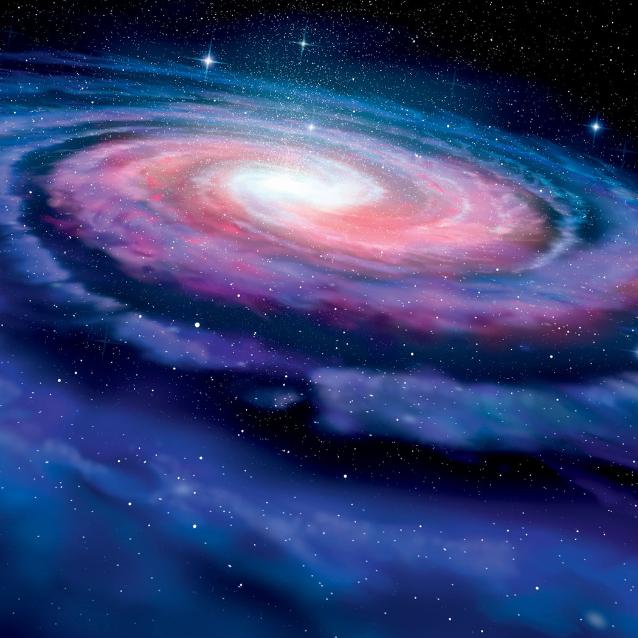 Droga Mleczna to galaktyka spiralna z poprzeczką.