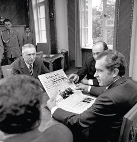 Richard Nixon i Edward Gierek, Warszawa 1972 r.