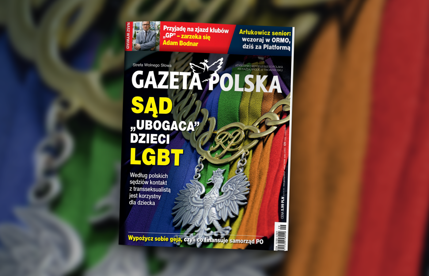Okładka „Gazety Polskiej”