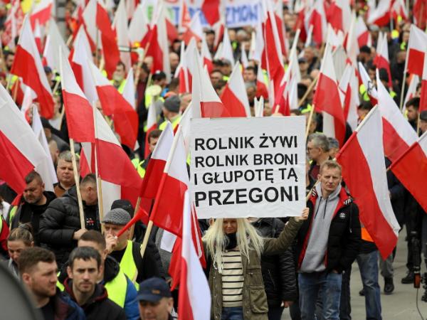 Protest rolników, Warszawa 27 lutego 2024 r.