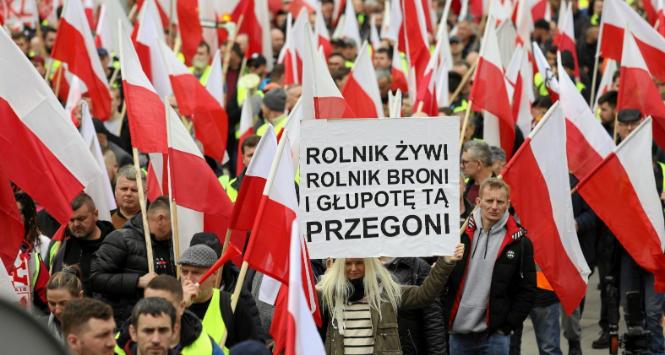 Protest rolników, Warszawa 27 lutego 2024 r.