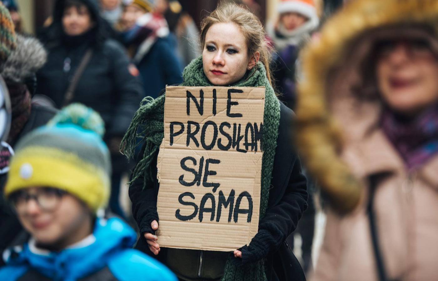 Gdańsk, protest przeciw przemocy seksualnej