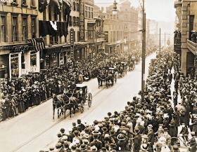 Pogrzeb J.P. Morgana w Hartford, 14 kwietnia 1913 r.