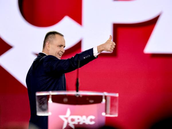 Karol Nawrocki na CPAC w w Grapevine, niedaleko Dallas w Teksasie, 28 marca 2026 r.